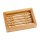 Soap dish bamboo angular